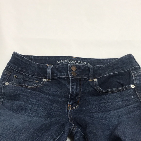American Eagle Outfitters Artist Crop Stretch Jeans Women’s Size 10 Regular - Picture 4 of 10